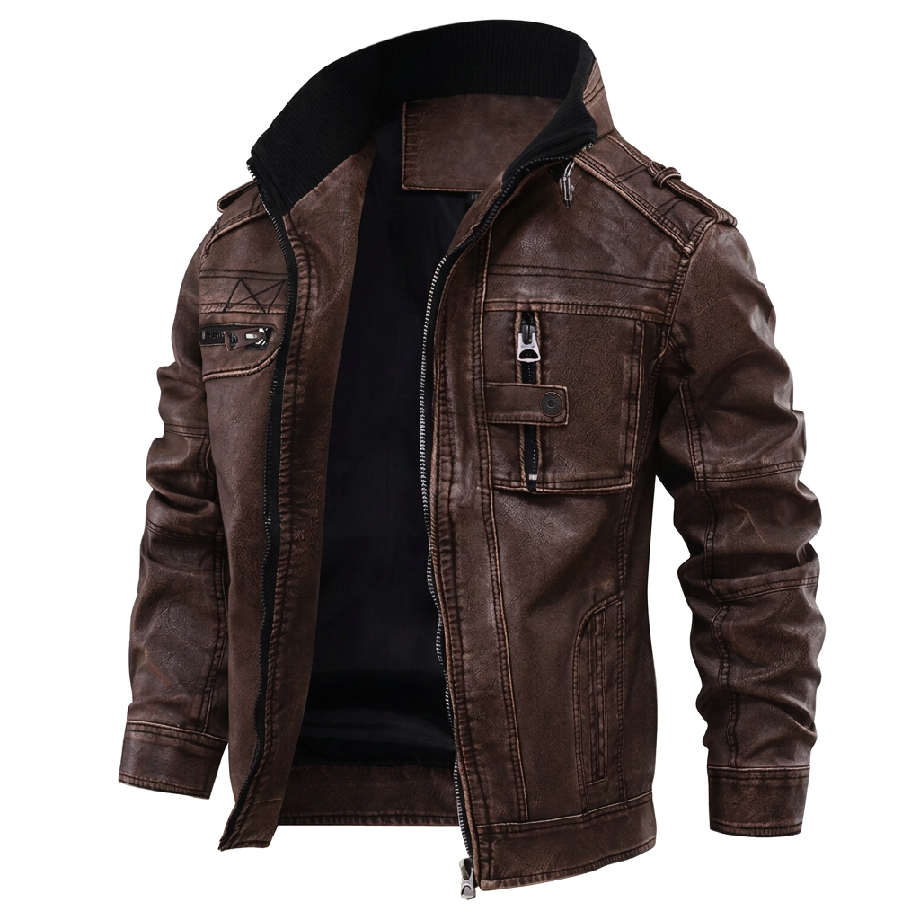 Oxford Leather Jacket