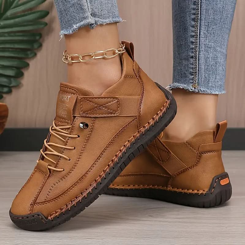 Mia | Orthopaedic Comfort Sneakers in Khaki
