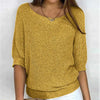 Roundelle | Three Quarter Sleeve Sweater