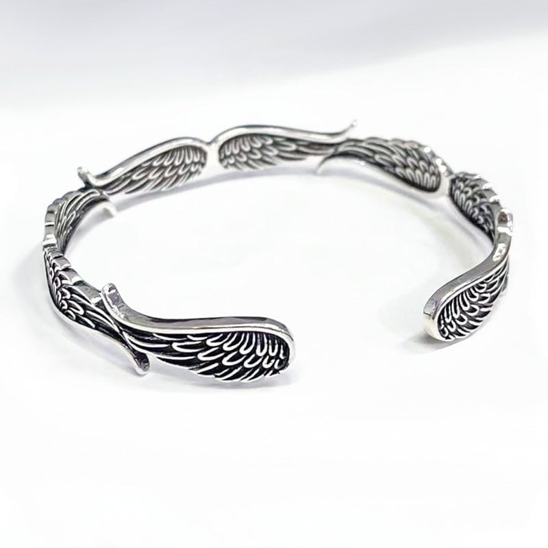 Seraphyne | Vintage Angel Wing Bracelet