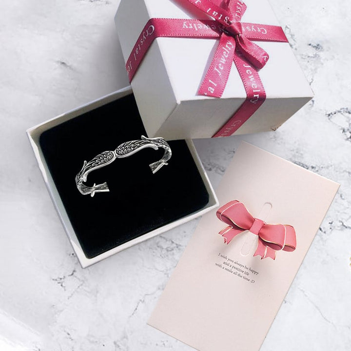 Seraphyne | Vintage Angel Wing Bracelet