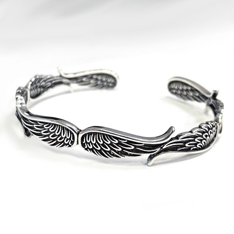Seraphyne | Vintage Angel Wing Bracelet