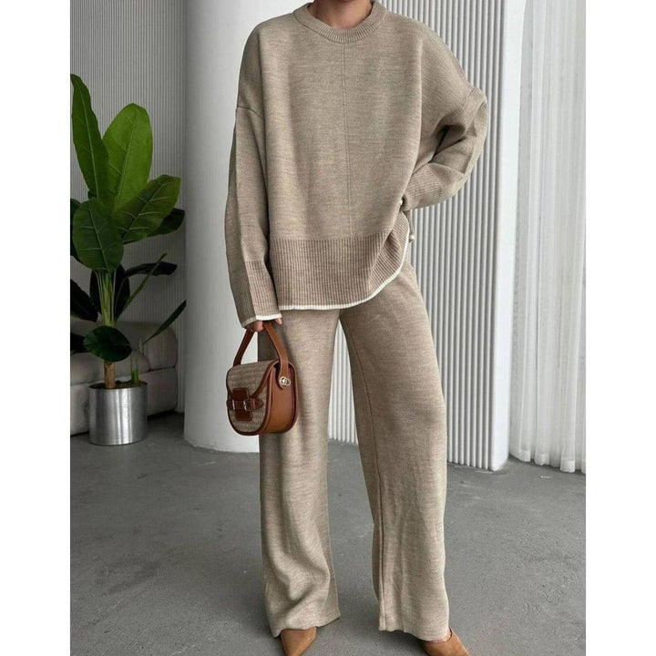 CV Womens Knitted Set -Drawstring Pants