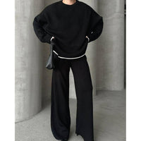CV Womens Knitted Set -Drawstring Pants
