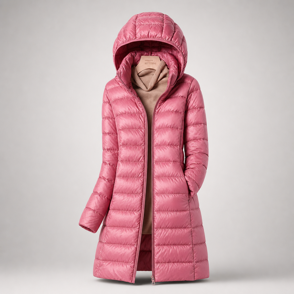 Feathra Ultralight Down Jacket in Pink